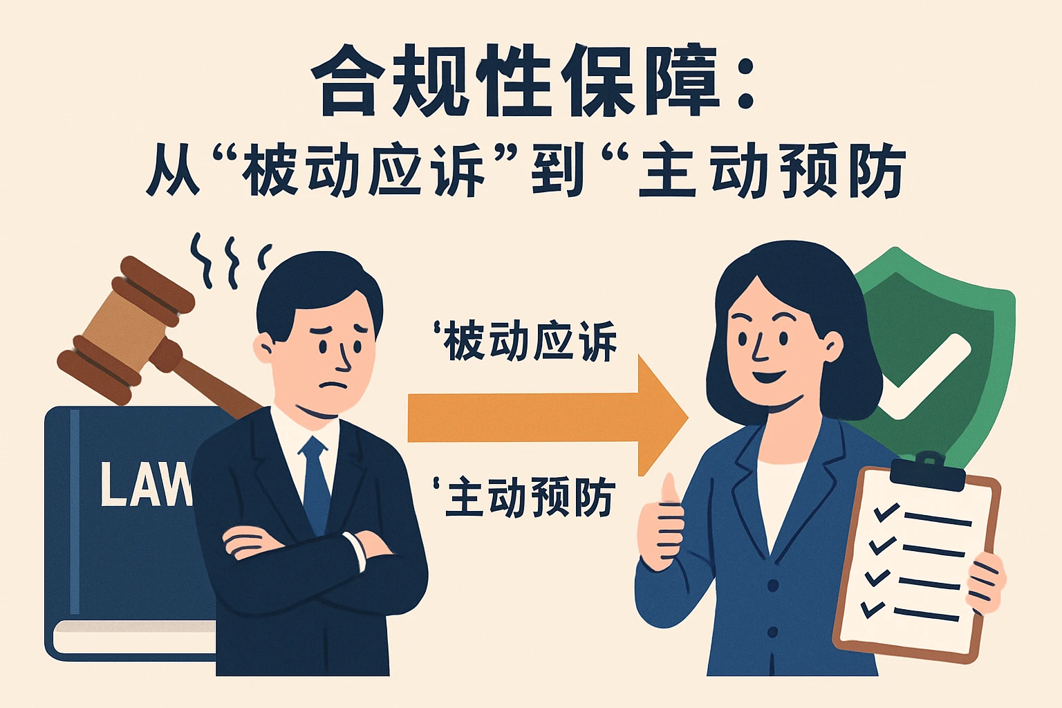 2. 合规性保障：从“被动应诉”到“主动预防”