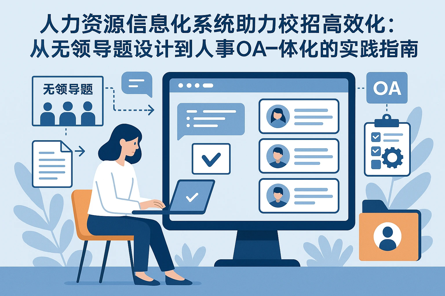 人力资源信息化系统助力校招高效化：从无领导题设计到人事OA一体化的实践指南