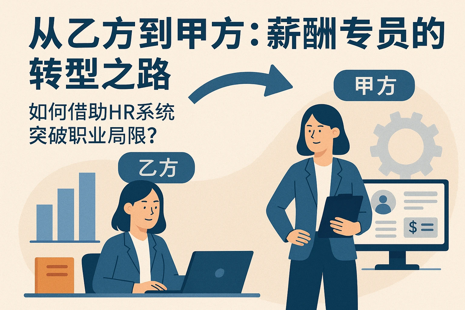从乙方到甲方：薪酬专员的转型之路——如何借助HR系统突破职业局限？