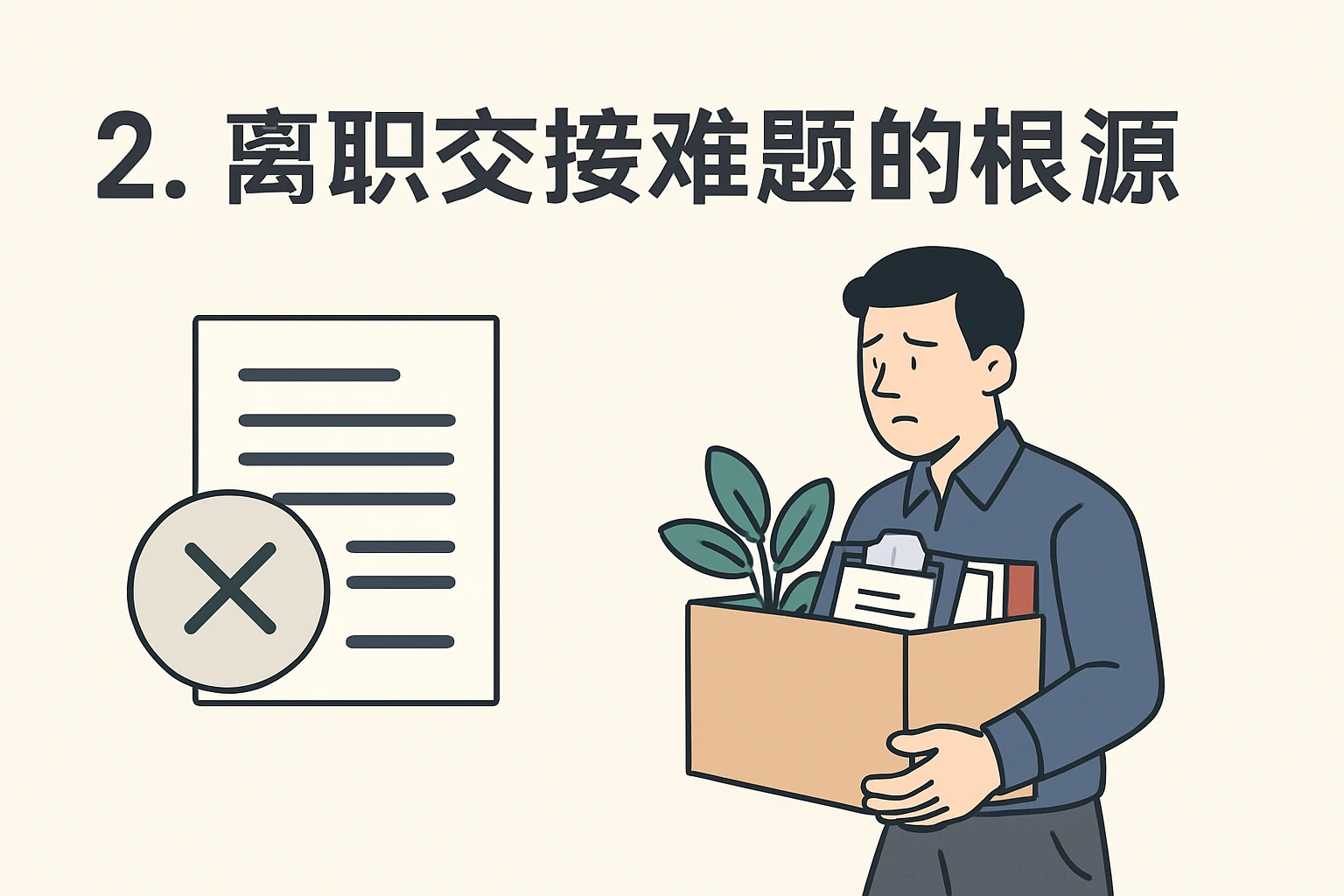 2. 离职交接难题的根源