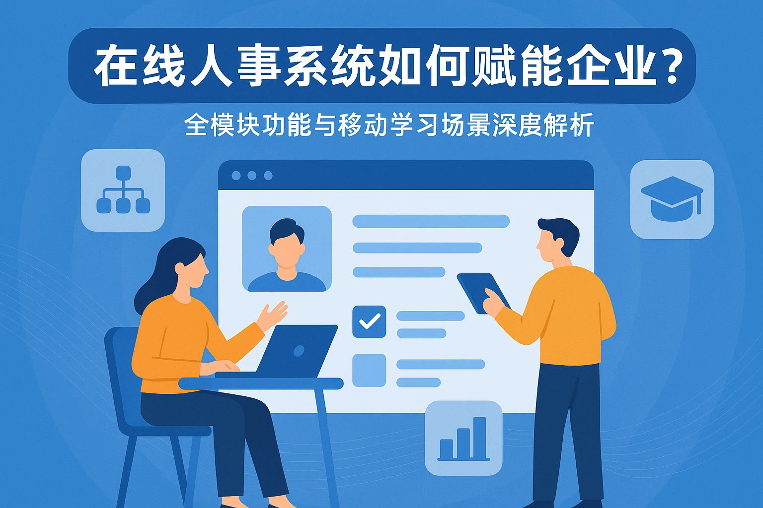 在线人事系统如何赋能企业？全模块功能与移动学习场景深度解析