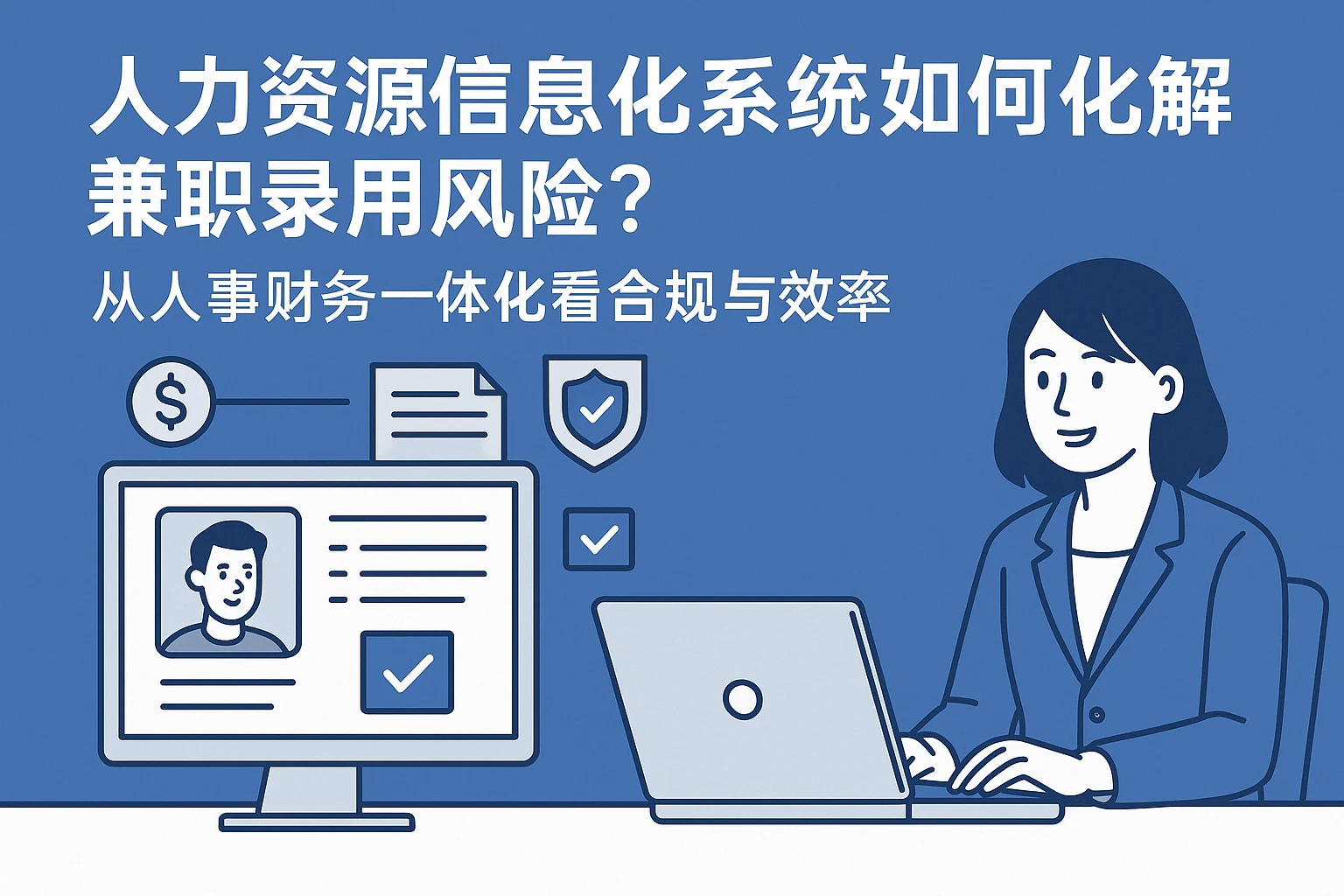 人力资源信息化系统如何化解兼职录用风险？从人事财务一体化看合规与效率