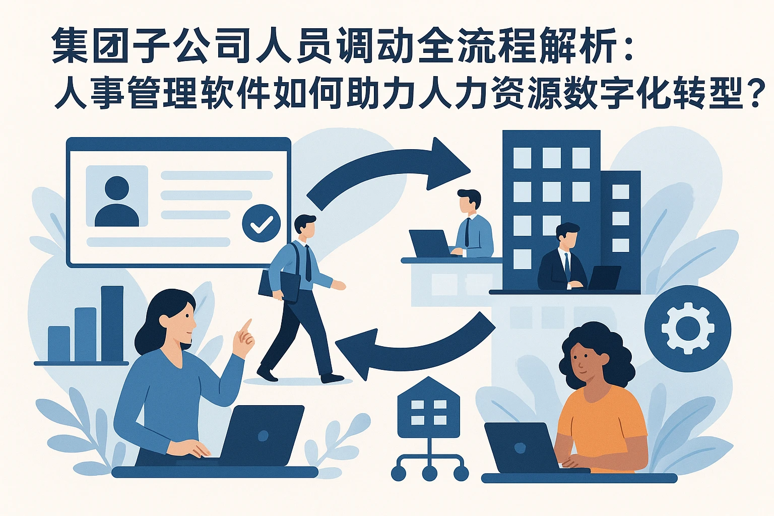 集团子公司人员调动全流程解析：人事管理软件如何助力人力资源数字化转型？