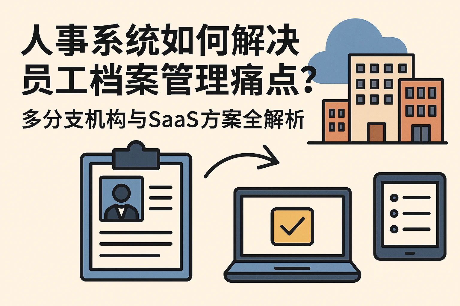 人事系统如何解决员工档案管理痛点？多分支机构与SaaS方案全解析