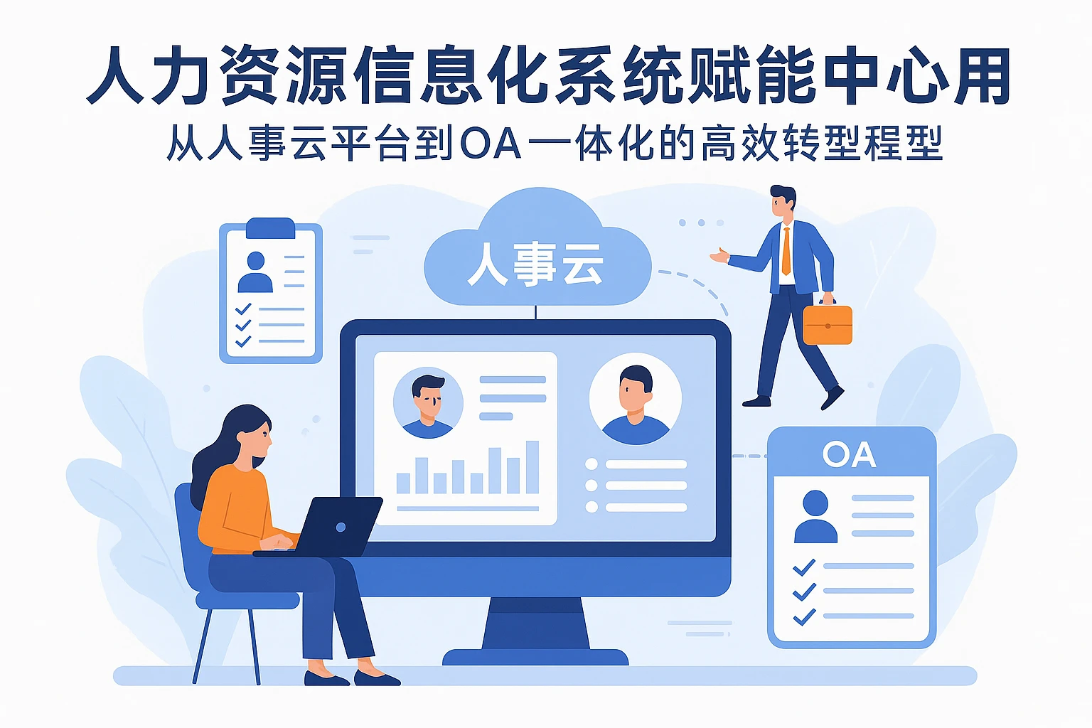 人力资源信息化系统赋能销售中心用工：从人事云平台到OA一体化的高效转型