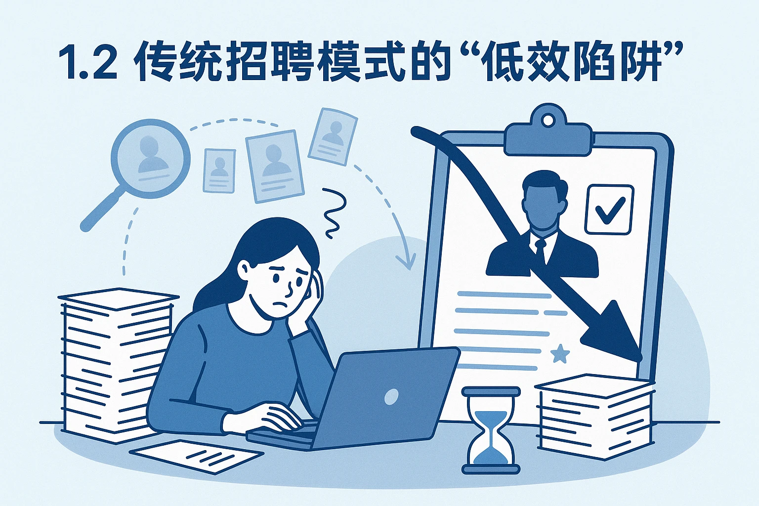 1.2 传统招聘模式的“低效陷阱”