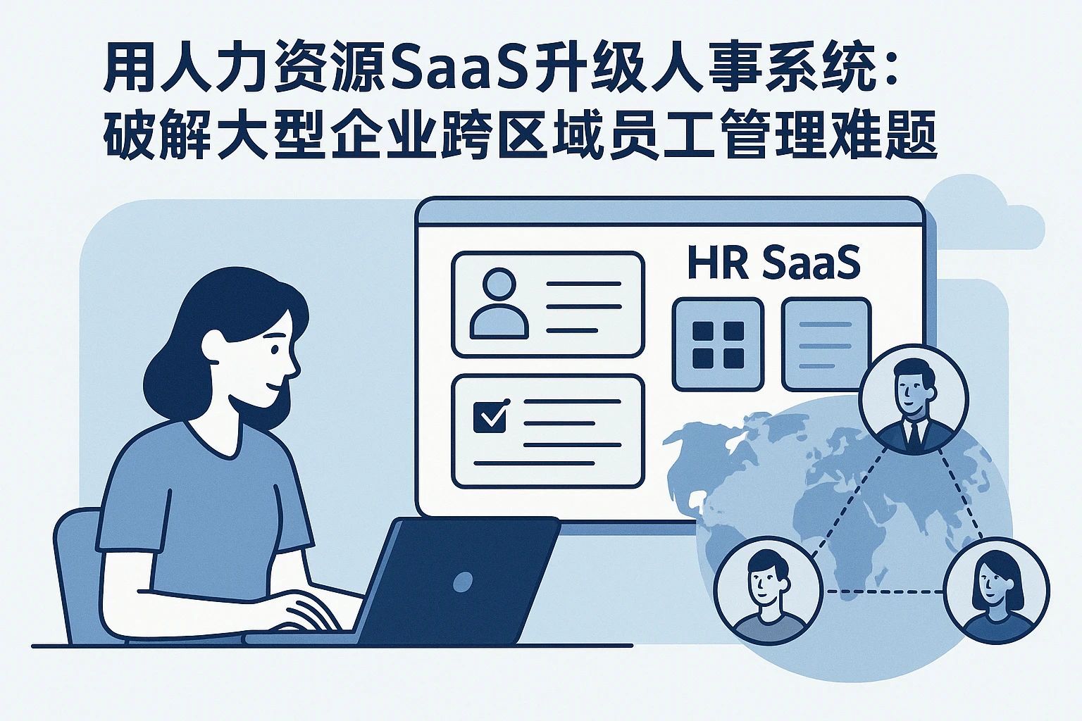 用人力资源SaaS升级人事系统：破解大型企业跨区域员工管理难题