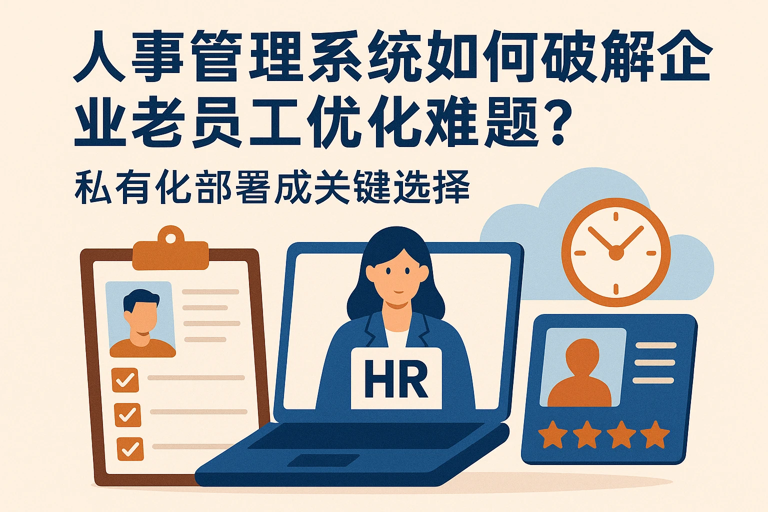人事管理系统如何破解企业老员工优化难题？私有化部署成关键选择