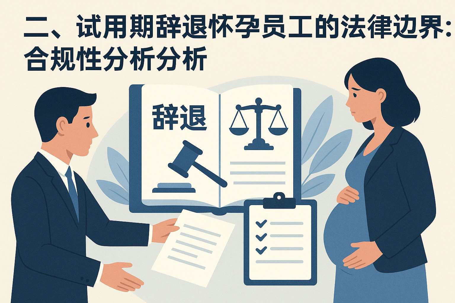 二、试用期辞退怀孕员工的法律边界：合规性分析