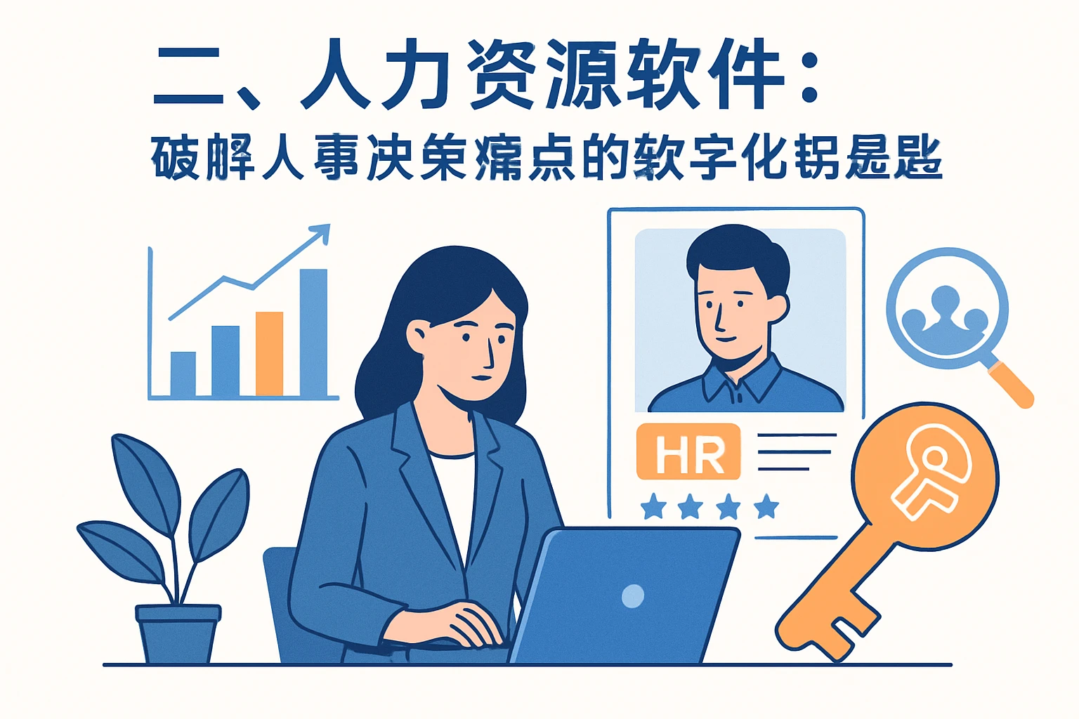 二、人力资源软件：破解人事决策痛点的数字化钥匙