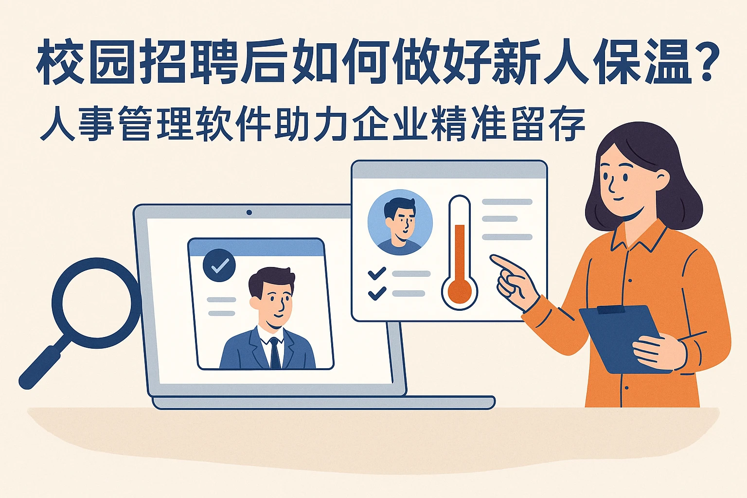 校园招聘后如何做好新人保温？人事管理软件助力企业精准留存
