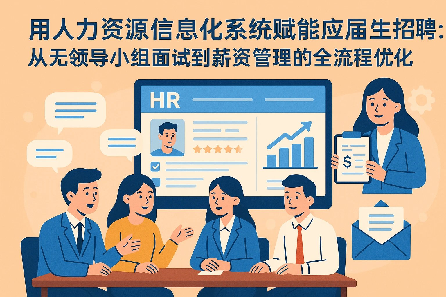 用人力资源信息化系统赋能应届生招聘：从无领导小组面试到薪资管理的全流程优化