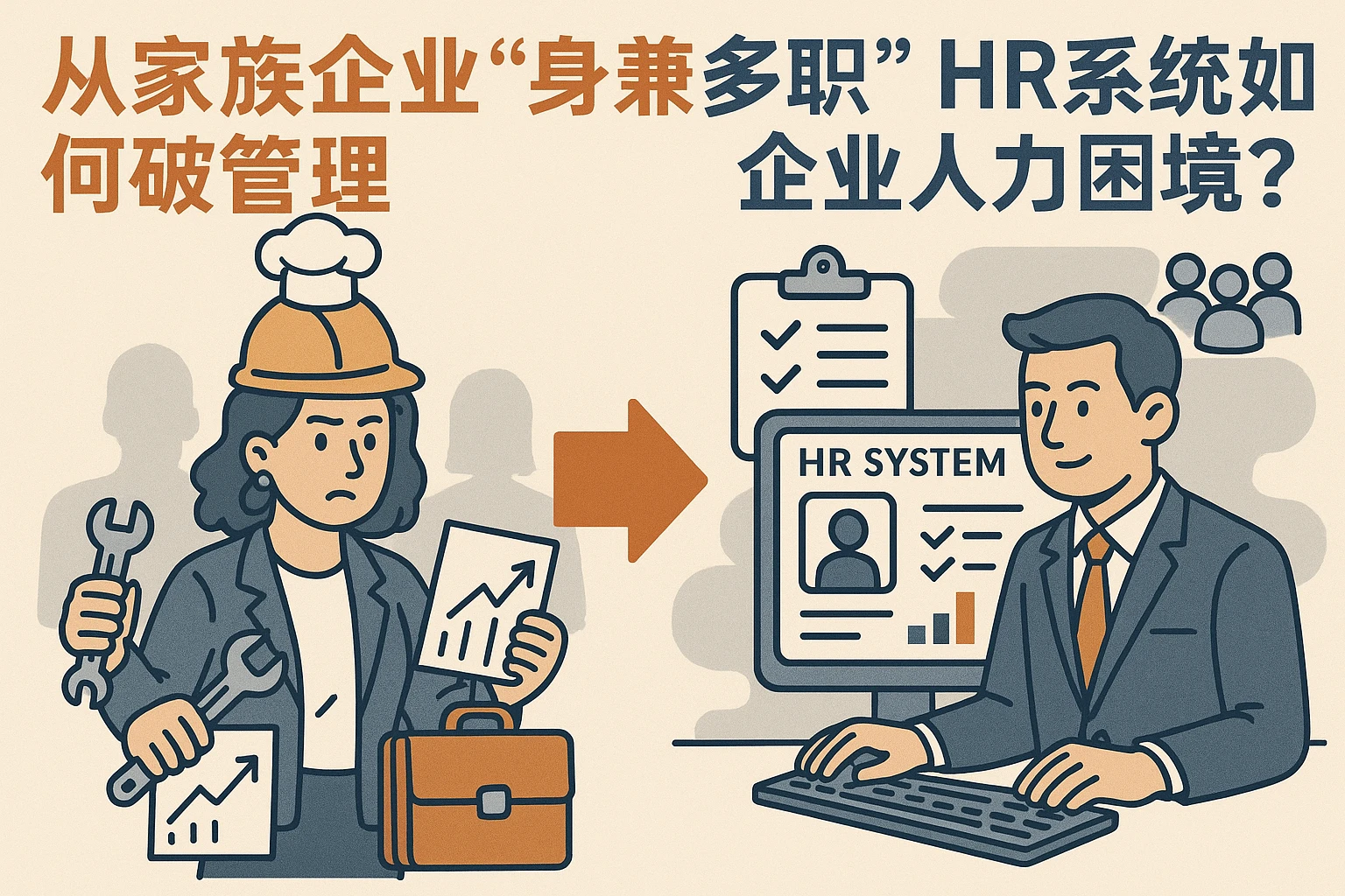 从家族企业“身兼多职”到高效管理：HR系统如何破解企业人力困境？