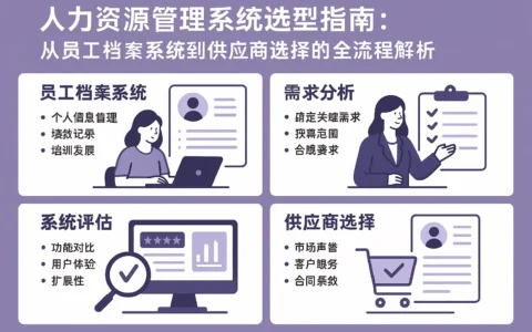 人力资源管理系统选型指南：从员工档案系统到供应商选择的全流程解析