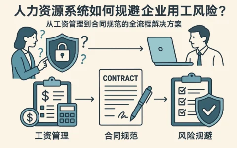 人力资源系统如何规避企业用工风险？从工资管理到合同规范的全流程解决方案