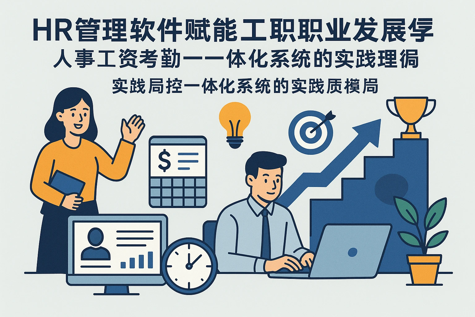 HR管理软件赋能员工职业发展：人事工资考勤一体化系统的实践逻辑