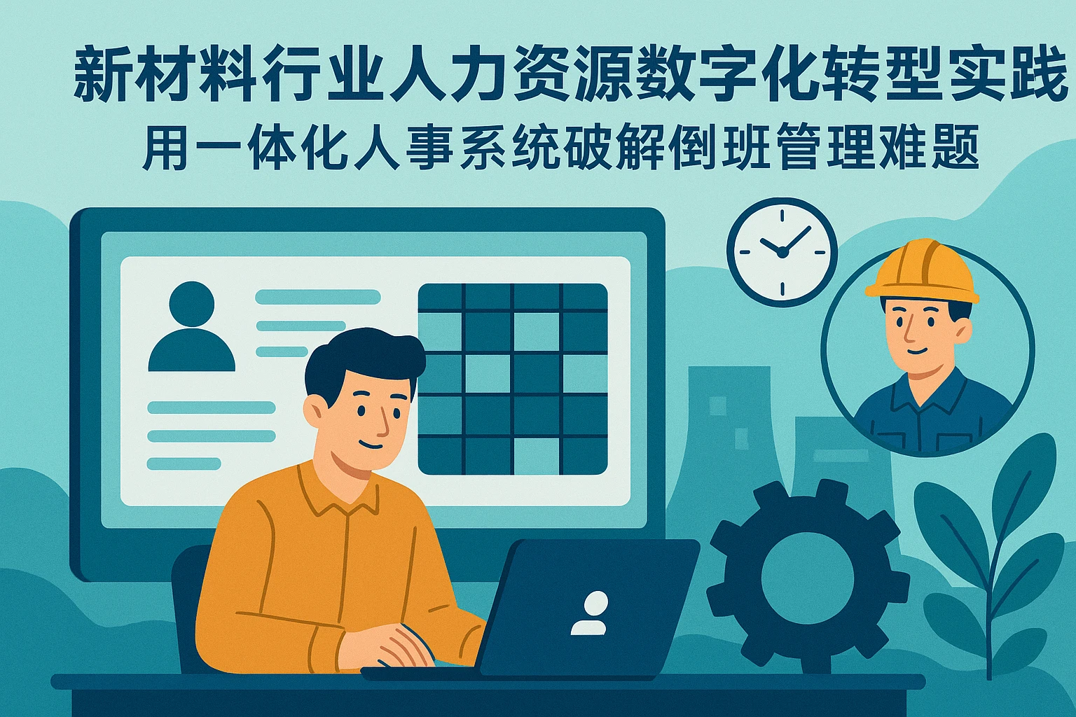 新材料行业人力资源数字化转型实践：用一体化人事系统破解倒班管理难题