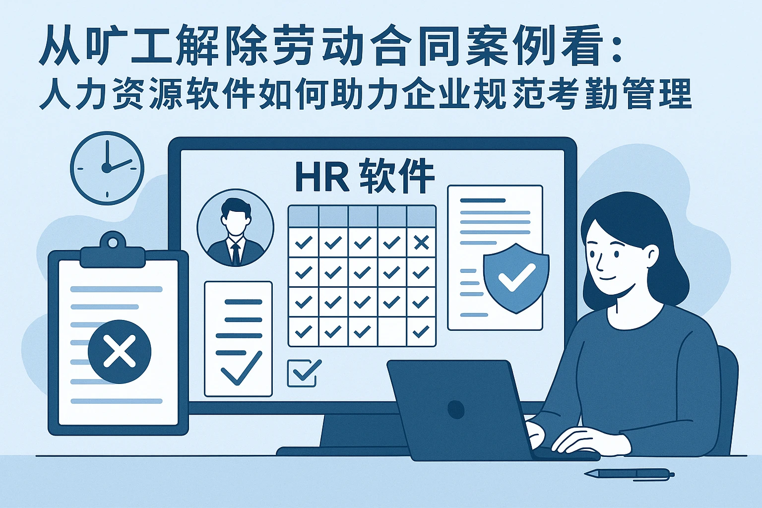 从旷工解除劳动合同案例看：人力资源软件如何助力企业规范考勤管理