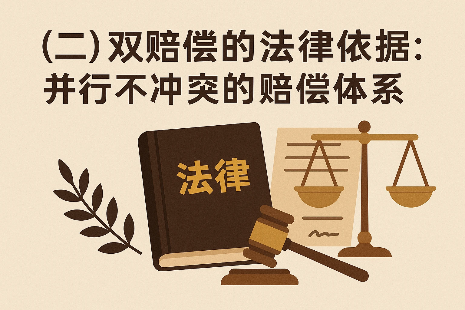 （二）双赔偿的法律依据：并行不冲突的赔偿体系