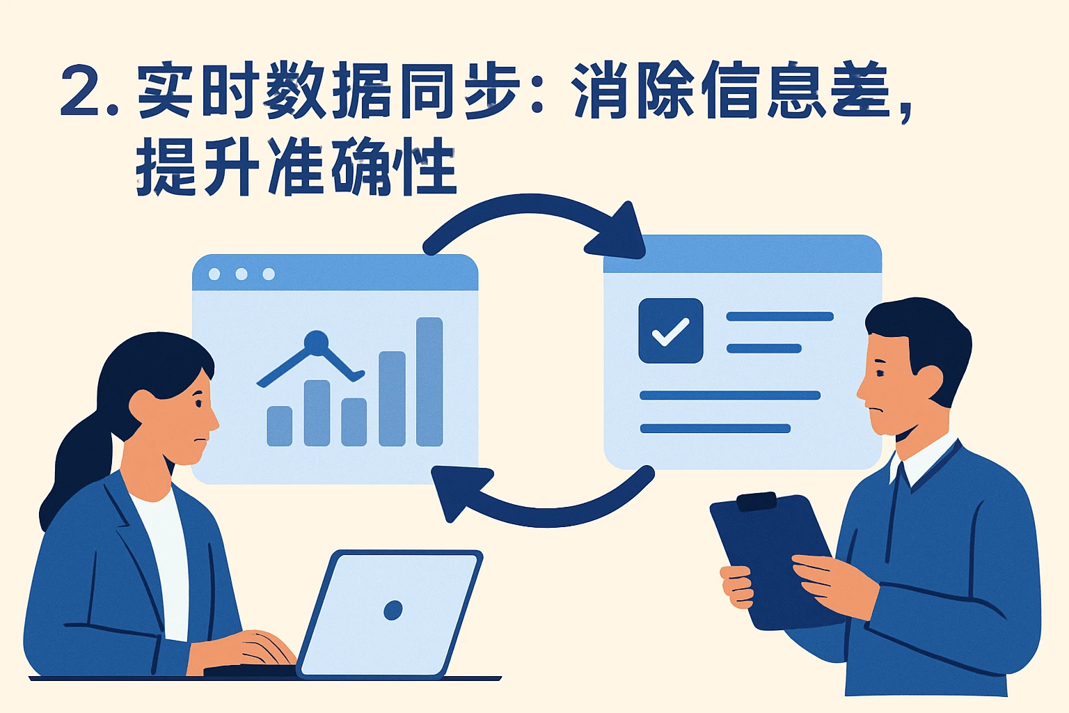 2. 实时数据同步：消除信息差，提升准确性