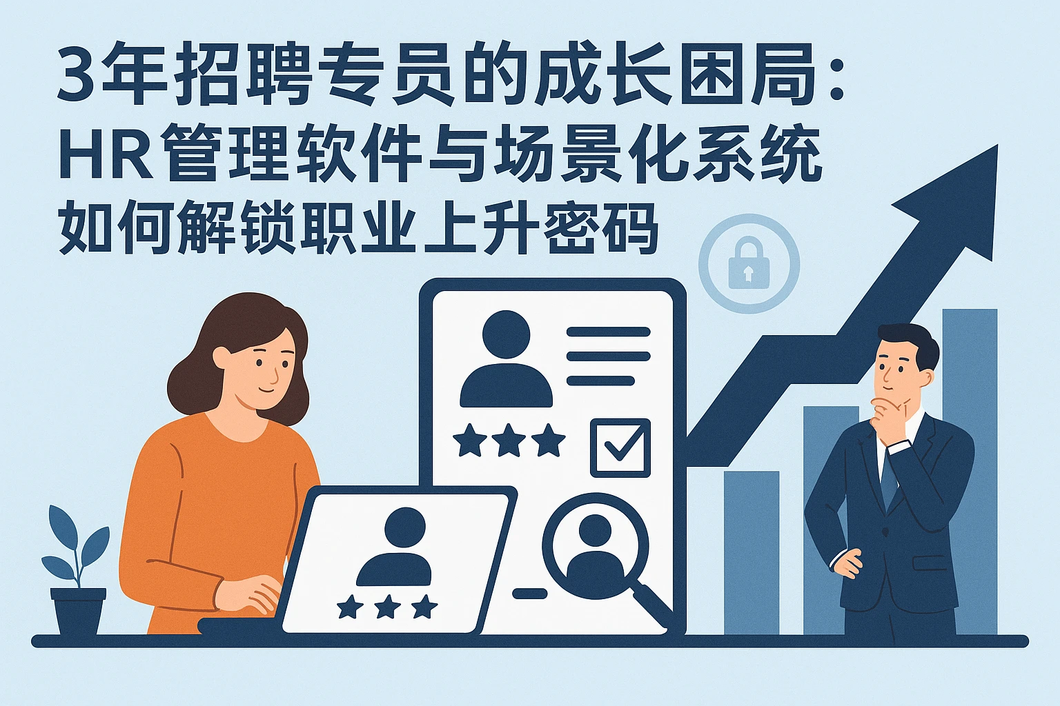 3年招聘专员的成长困局：HR管理软件与场景化系统如何解锁职业上升密码