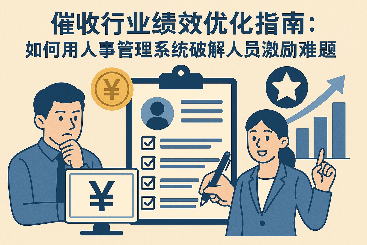 催收行业绩效优化指南：如何用人事管理系统破解人员激励难题