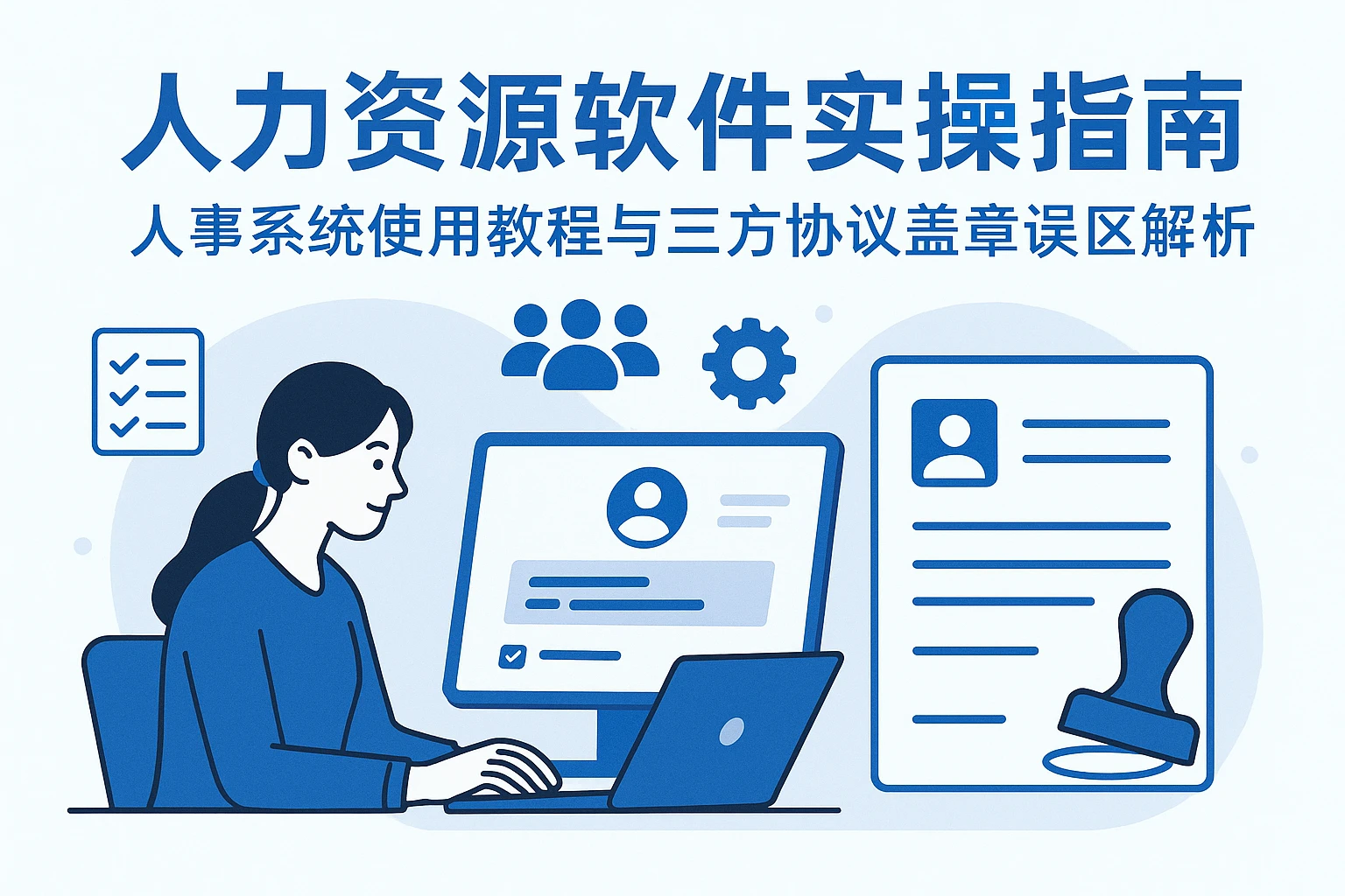 人力资源软件实操指南：人事系统使用教程与三方协议盖章误区解析