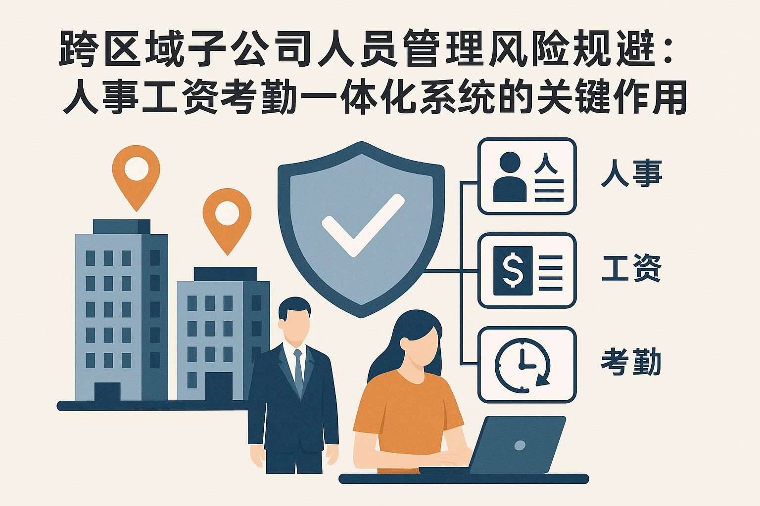 跨区域子公司人员管理风险规避：人事工资考勤一体化系统的关键作用