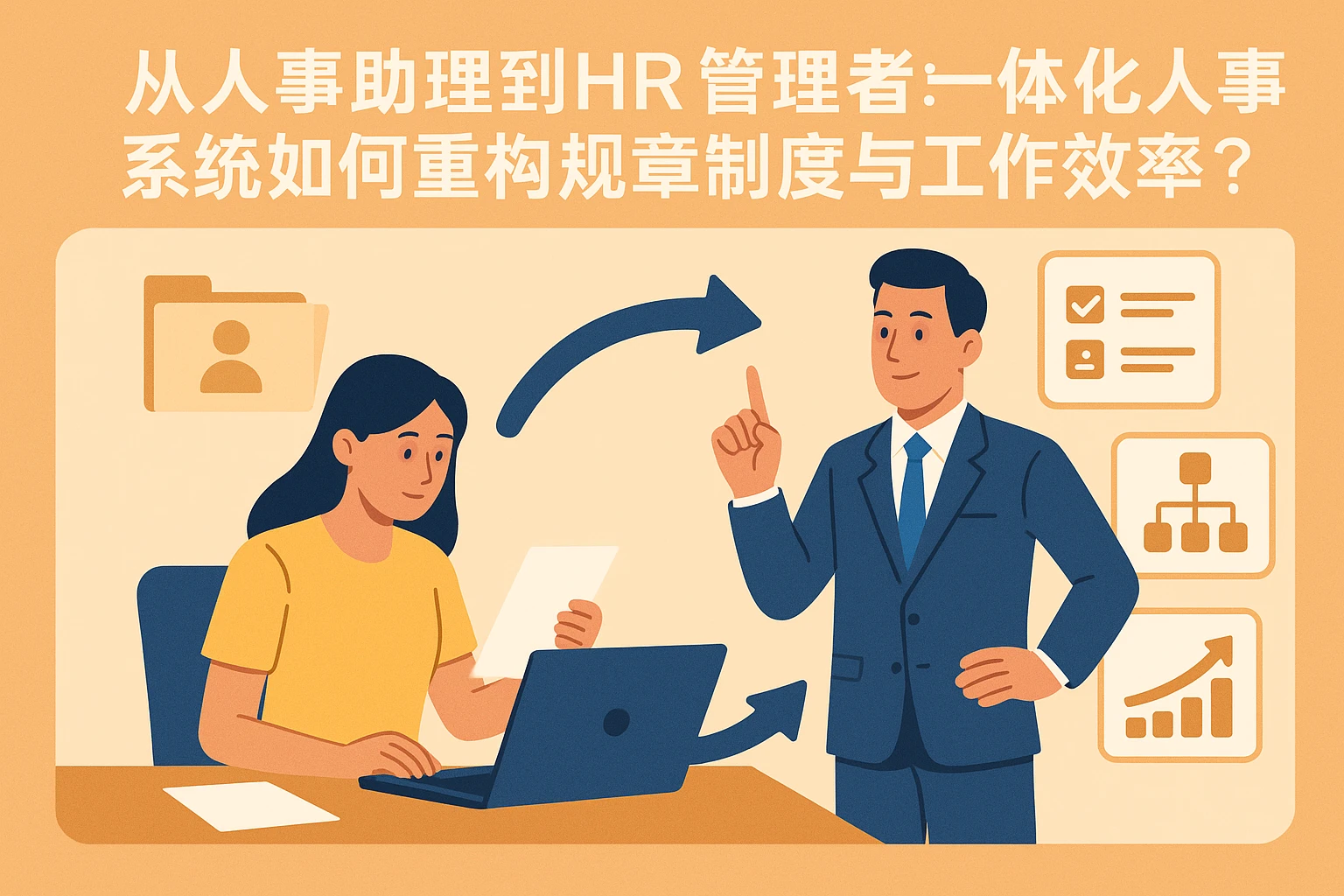 从人事助理到HR管理者：一体化人事系统如何重构规章制度与工作效率？