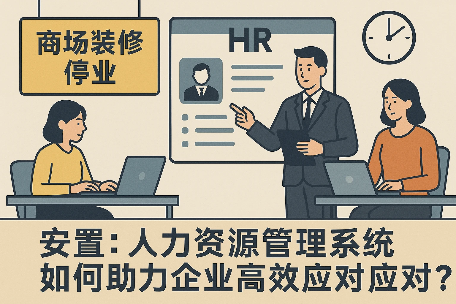 商场装修停业期员工安置：人力资源管理系统如何助力企业高效应对？