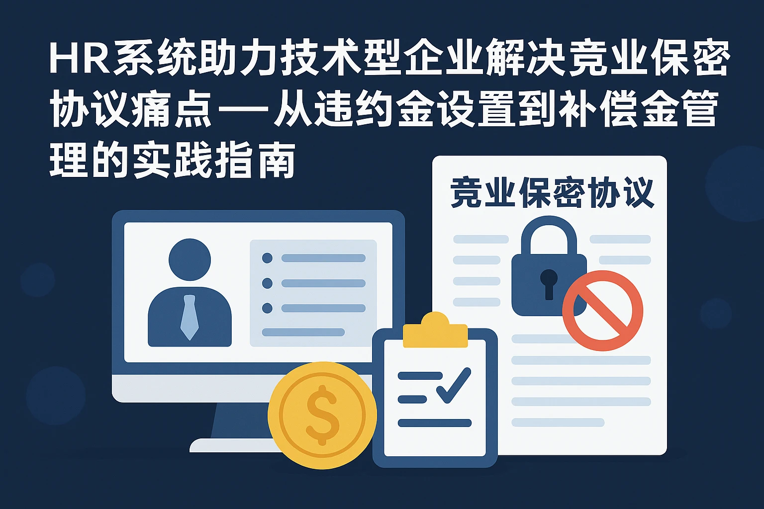 HR系统助力技术型企业解决竞业保密协议痛点——从违约金设置到补偿金管理的实践指南