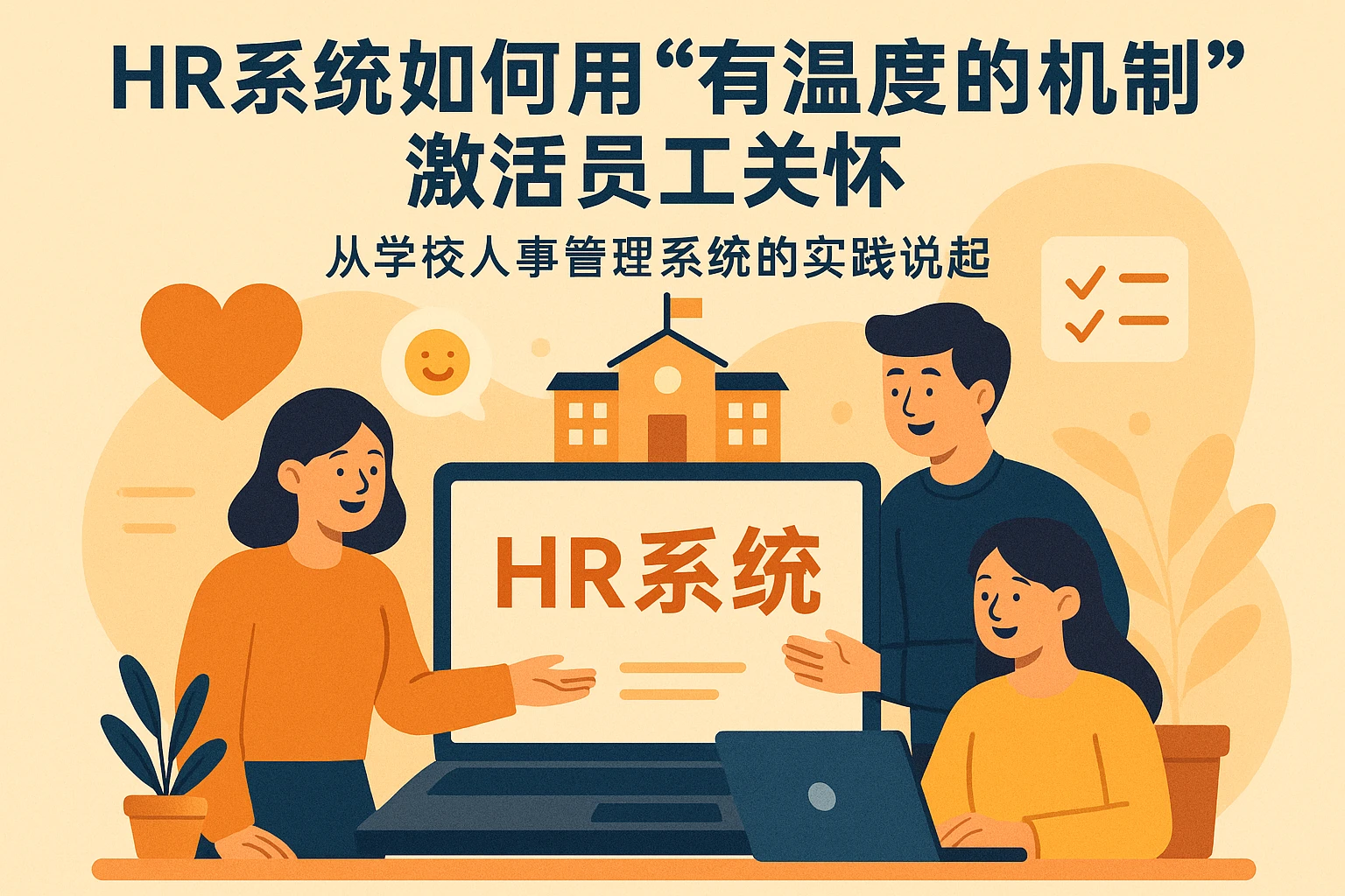 HR系统如何用“有温度的机制”激活员工关怀——从学校人事管理系统的实践说起