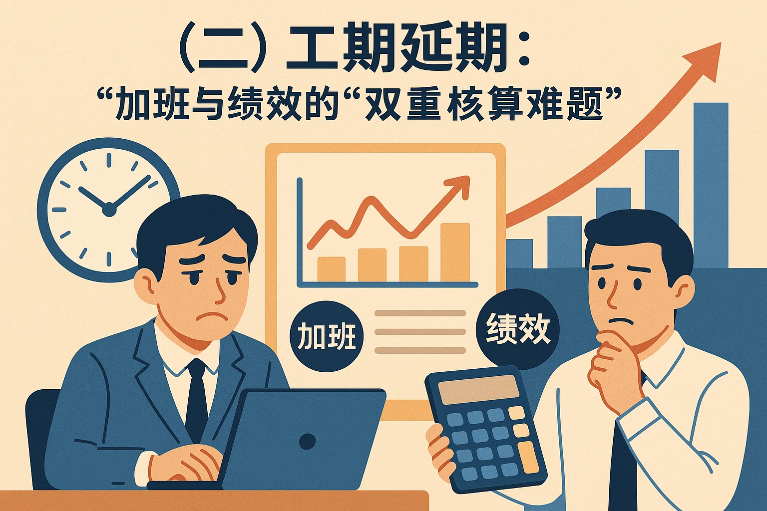 （二）工期延期：加班与绩效的“双重核算难题”