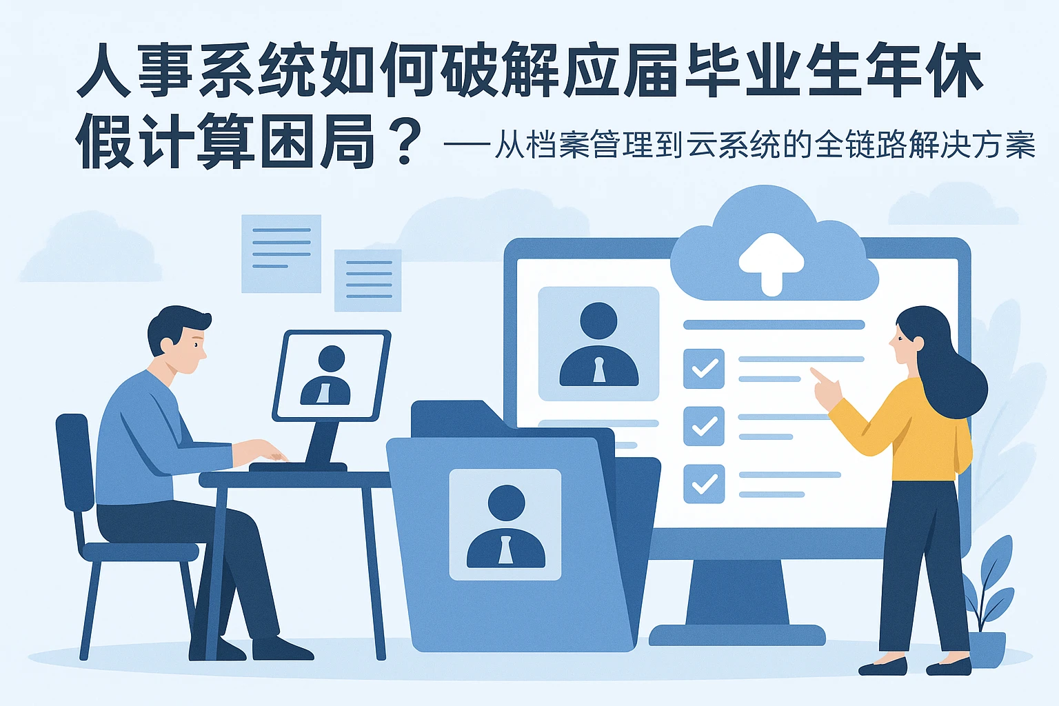 人事系统如何破解应届毕业生年休假计算困局？——从档案管理到云系统的全链路解决方案