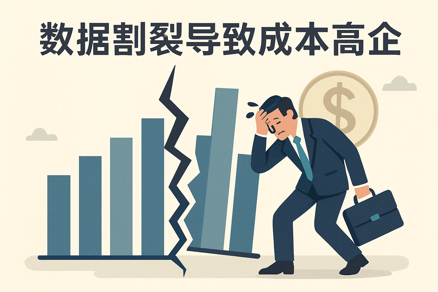 2. 数据割裂导致成本高企