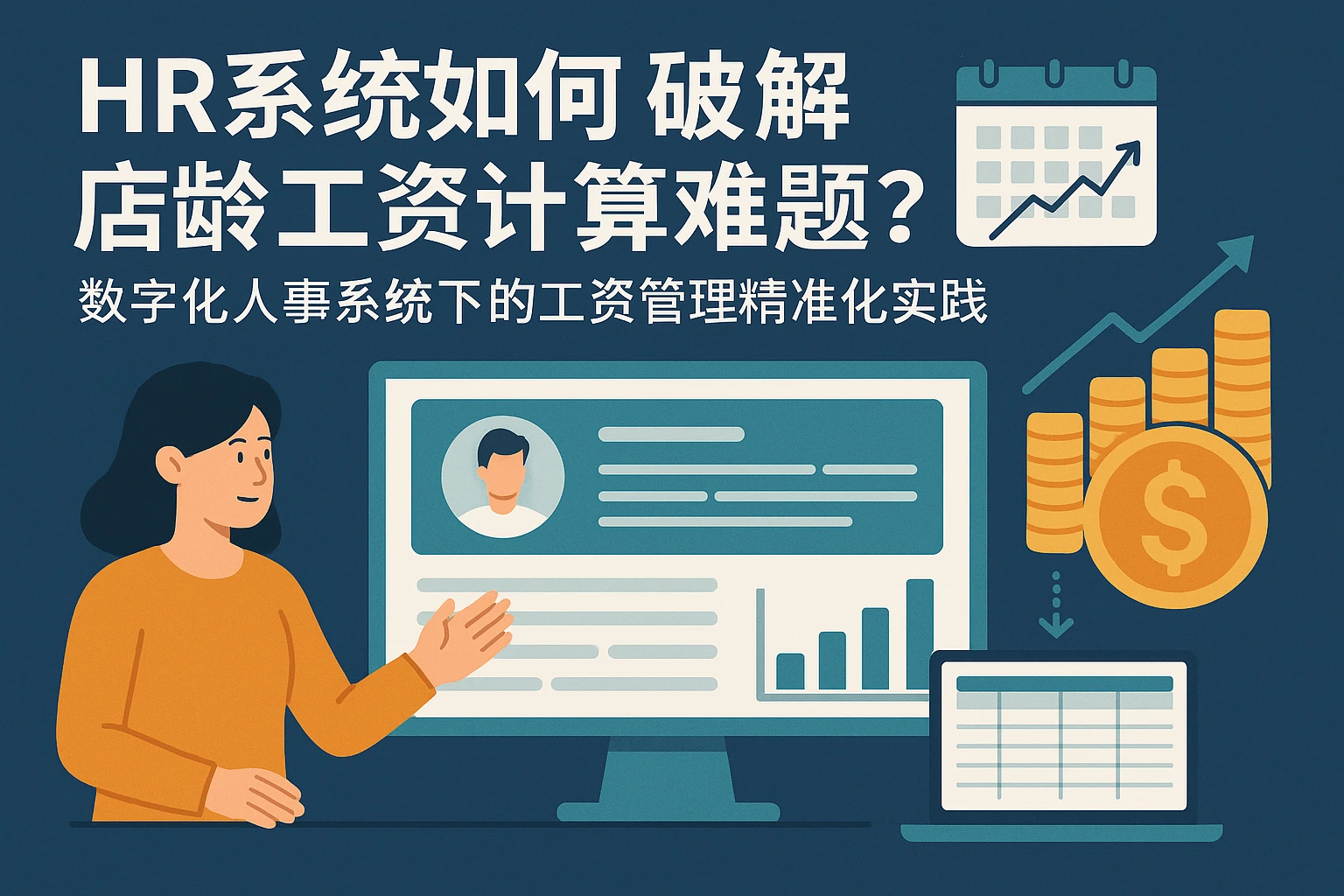 HR系统如何破解店龄工资计算难题？数字化人事系统下的工资管理精准化实践