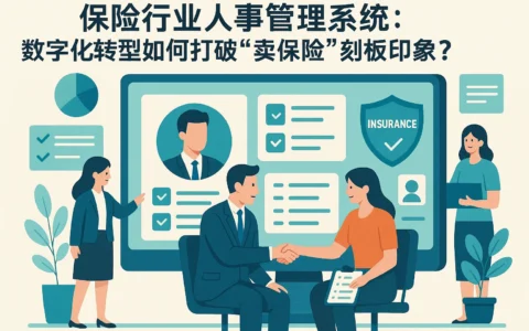 保险行业人事管理系统：数字化转型如何打破“卖保险”刻板印象？