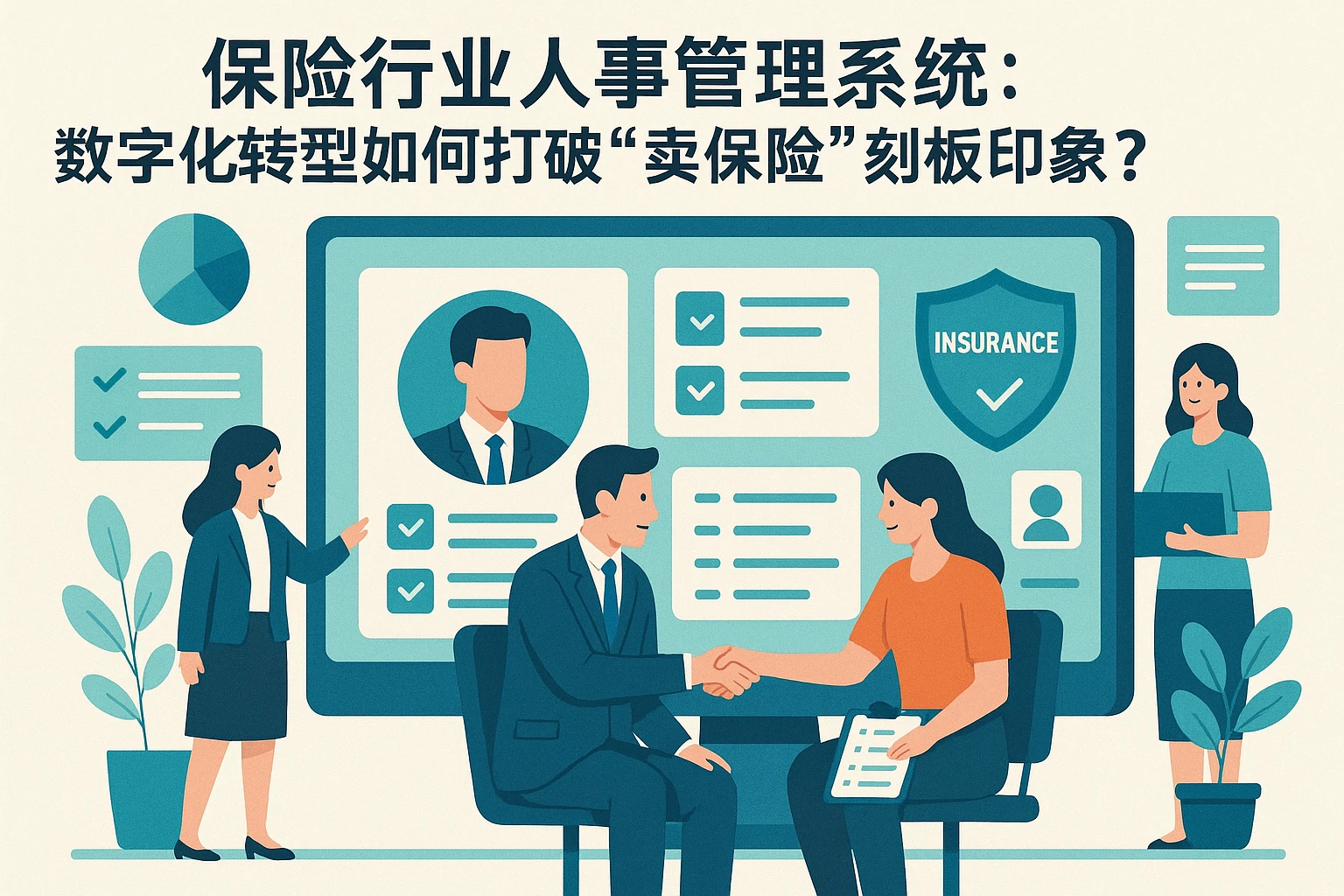保险行业人事管理系统：数字化转型如何打破“卖保险”刻板印象？