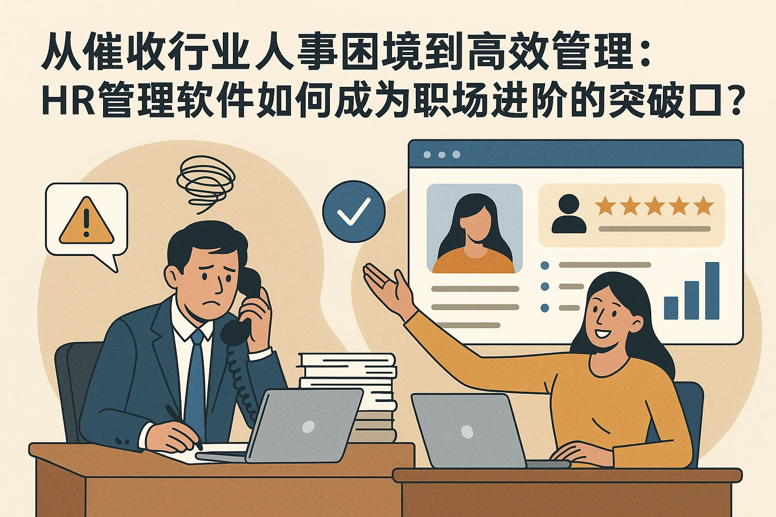 从催收行业人事困境到高效管理：HR管理软件如何成为职场进阶的突破口？