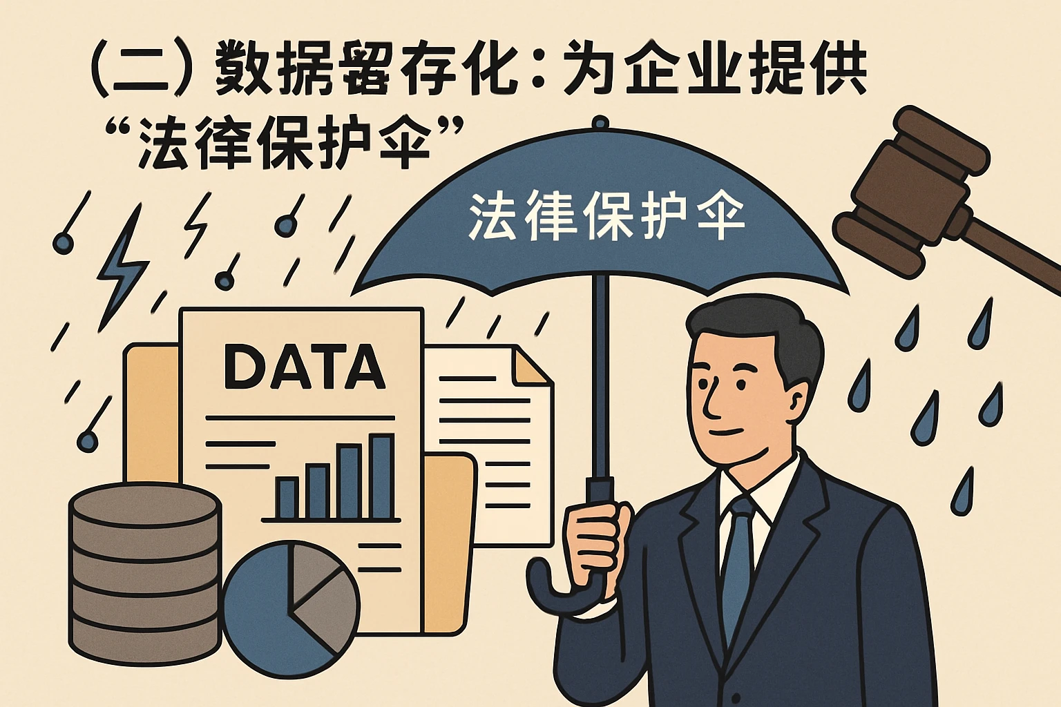 （二）数据留存化：为企业提供“法律保护伞”
