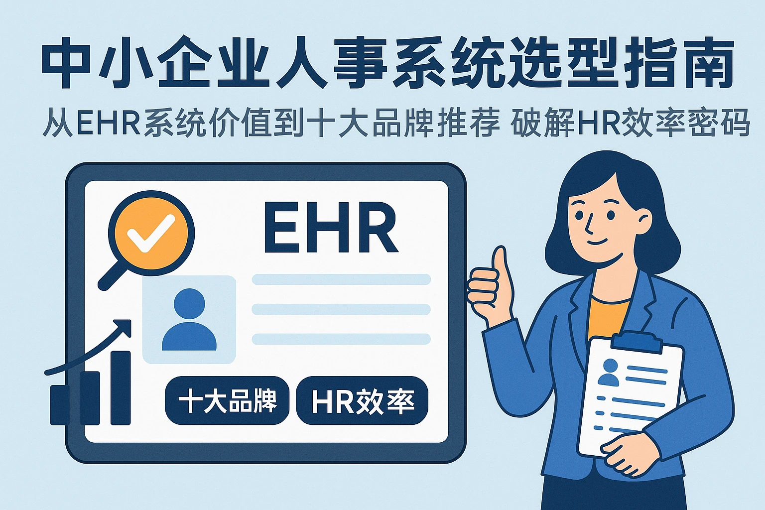中小企业人事系统选型指南：从ehr系统价值到十大品牌推荐，破解HR效率密码