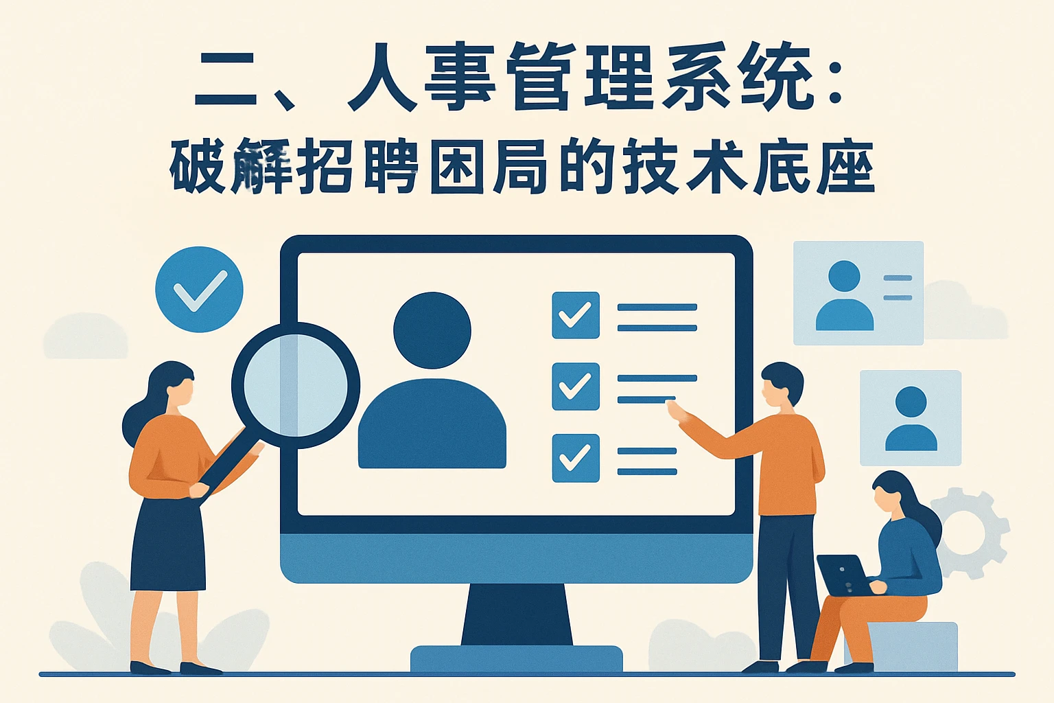 二、人事管理系统：破解招聘困局的技术底座