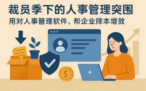 裁员季下的人事管理突围:用对人事管理软件,帮企业降本增效