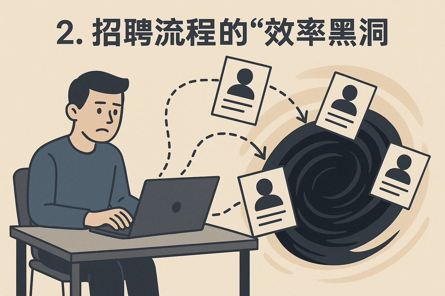 2. 招聘流程的“效率黑洞”