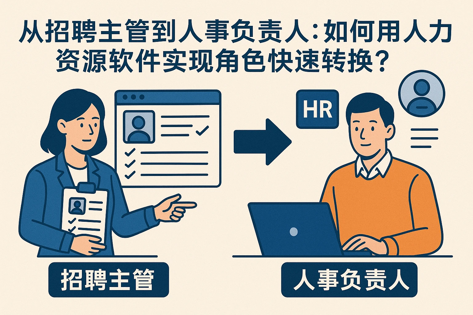 从招聘主管到人事负责人：如何用人力资源软件实现角色快速转换？