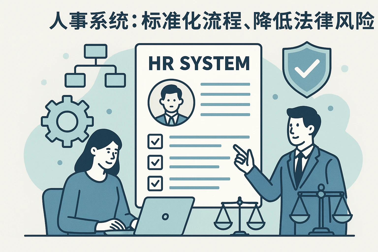 2. 人事系统：标准化流程，降低法律风险