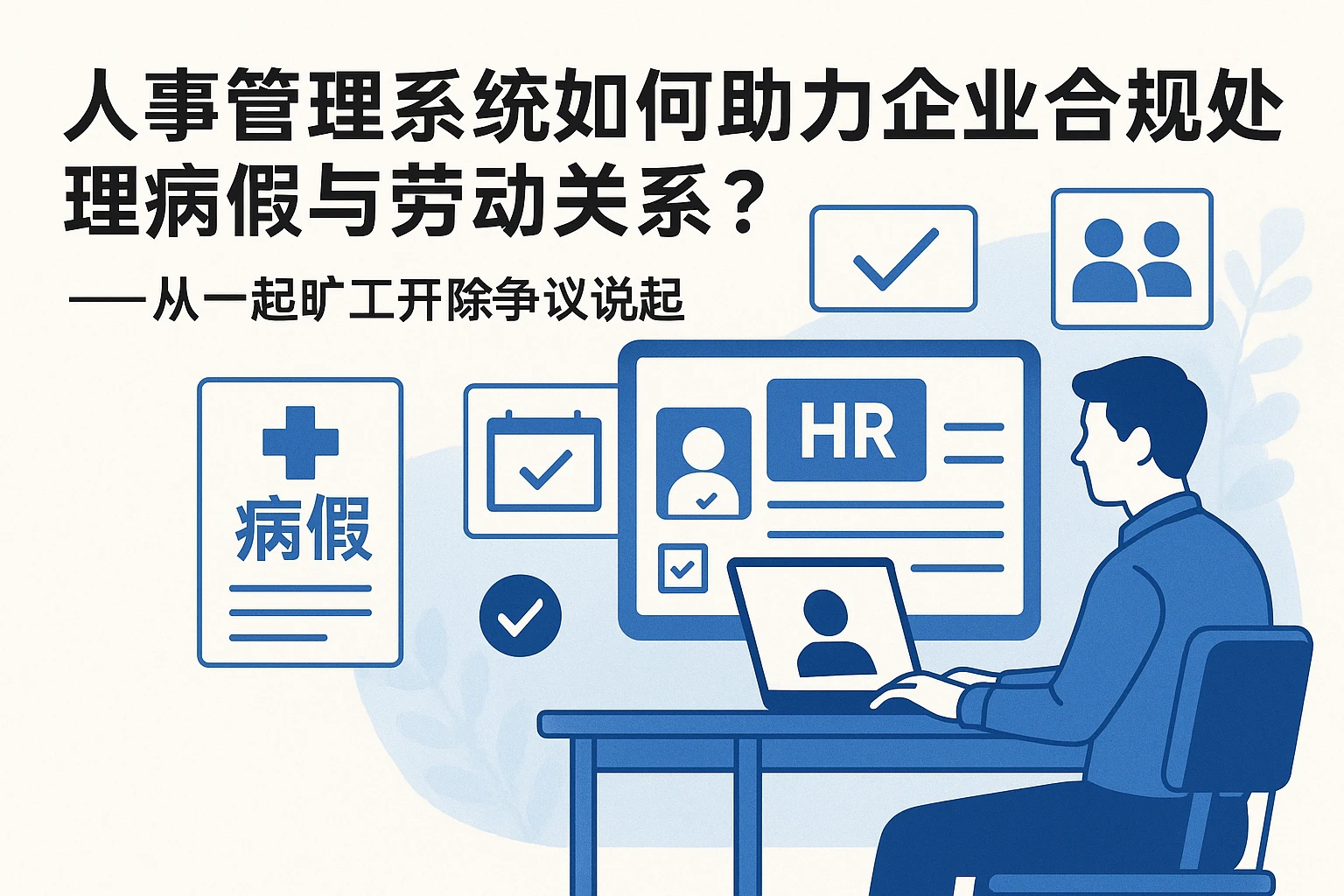 人事管理系统如何助力企业合规处理病假与劳动关系？——从一起旷工开除争议说起