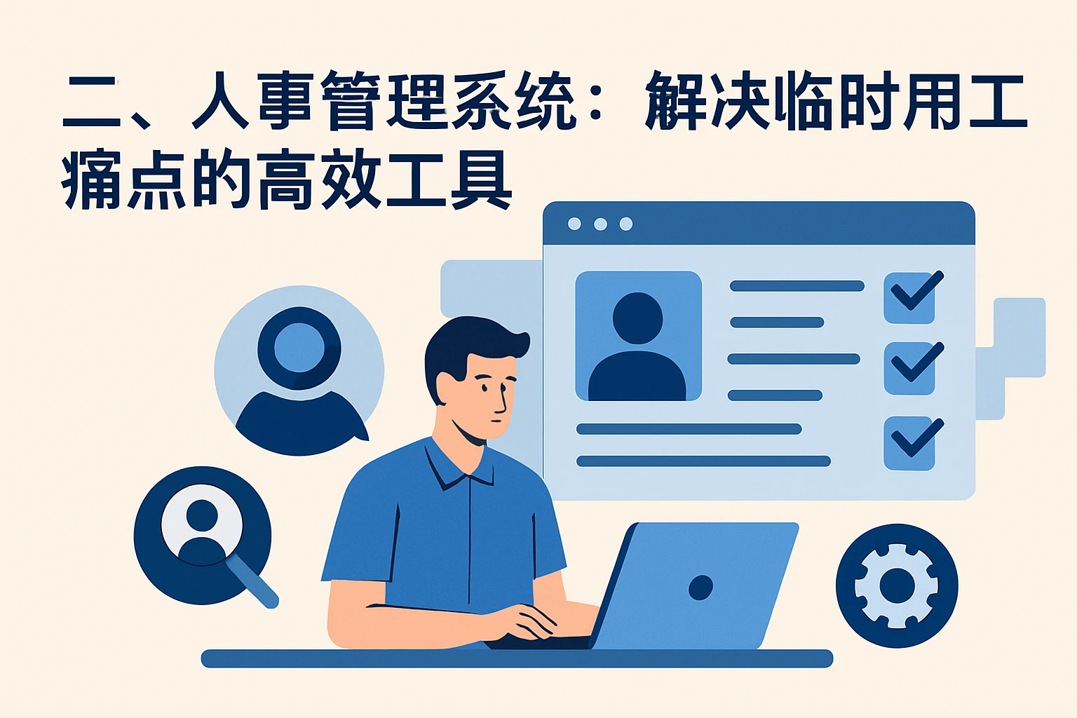 二、人事管理系统：解决临时用工痛点的高效工具