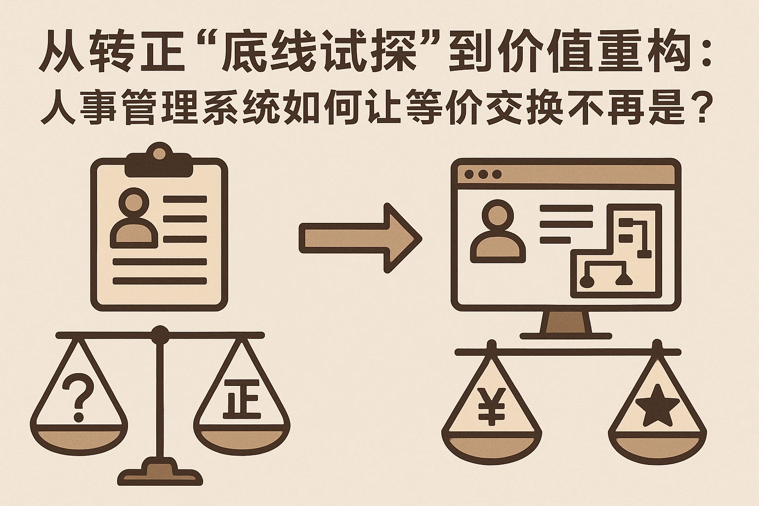 从转正“底线试探”到价值重构：人事管理系统如何让等价交换不再是博弈？