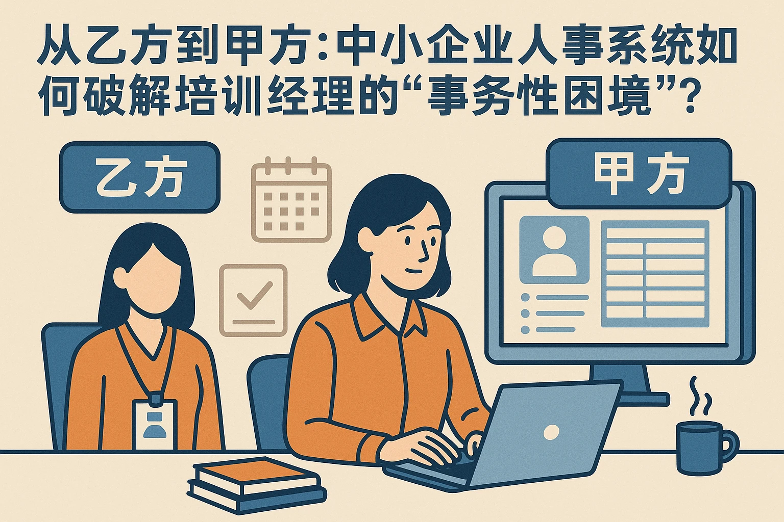 从乙方到甲方：中小企业人事系统如何破解培训经理的“事务性困境”？
